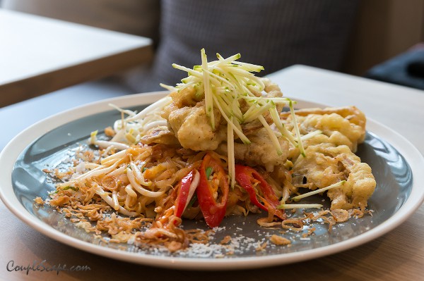 Almost-Authentic PadThai with Soft-Shell Crab Tempura