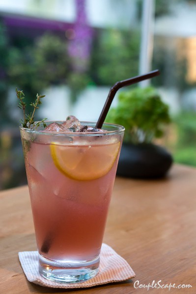 Pink Lemonade with Thyme