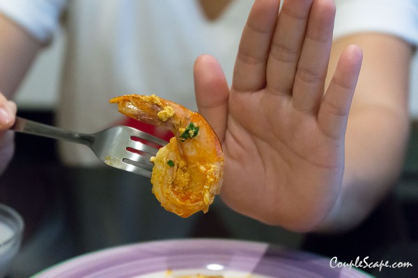 กุ้งผัดผงกระหรี่