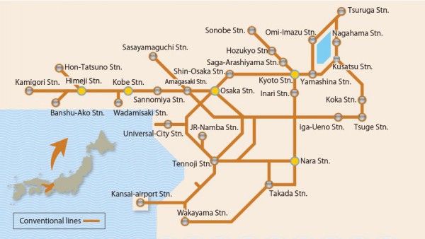 JR-West Map