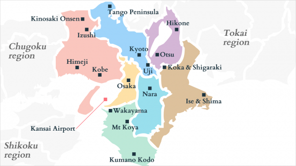 Kansai map