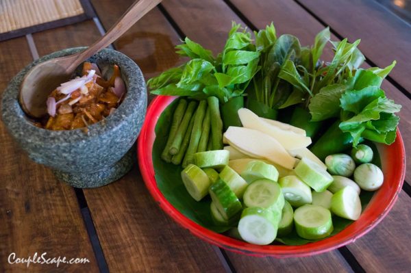 น้ำพริกกุ้งเสียบ