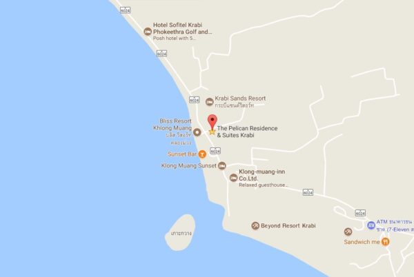 Pelican Krabi แผนที่