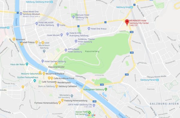 Meininger Hotel Map