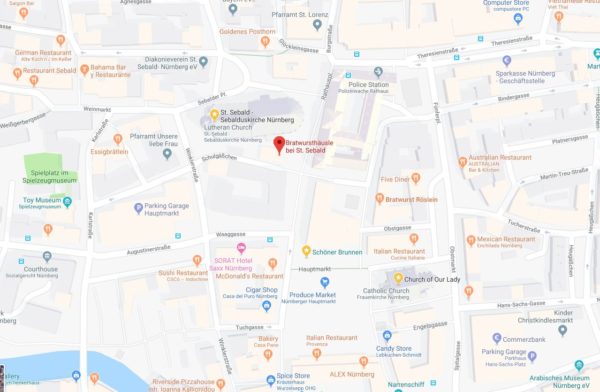 Bratwursthausle Map